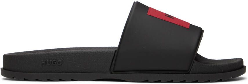 Hugo Black & Red Match Slides - Picture 5