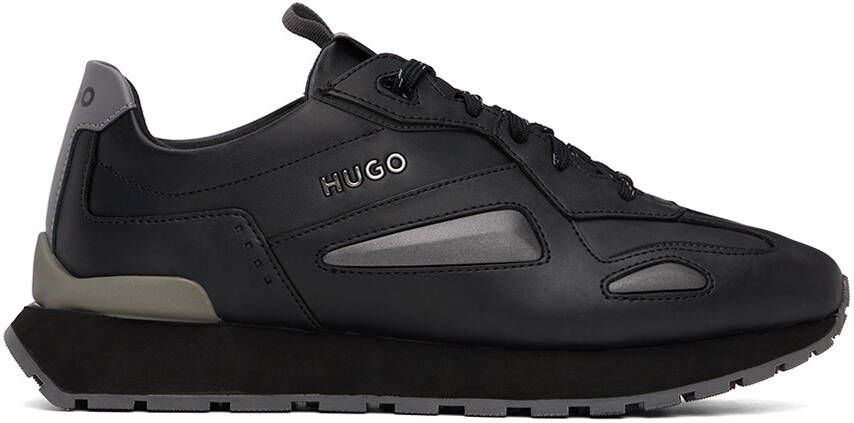 Hugo Black Chunky Sneakers - Picture 4