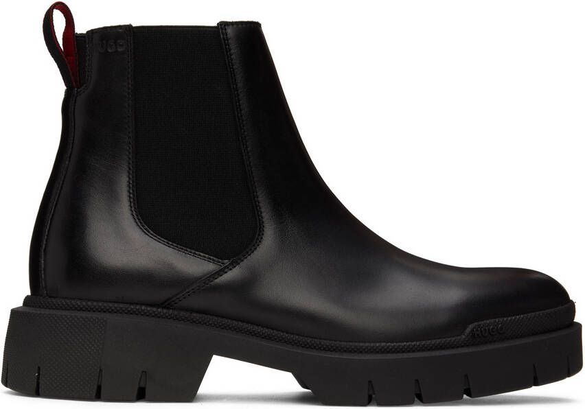 Hugo Black Denzel Chelsea Boots - Picture 5