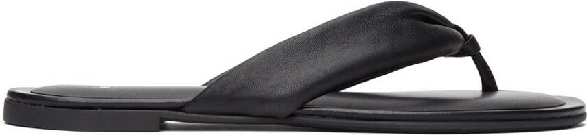 Hugo Black Grace Flip Flops - Picture 5