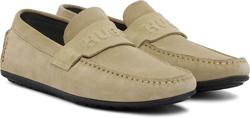 Hugo Beige Dandy Loafers - Picture 2