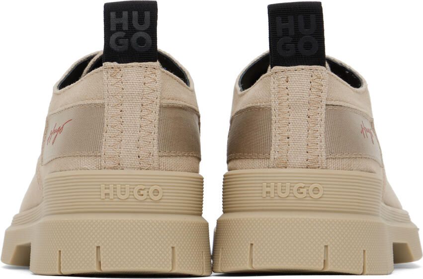 Hugo Beige Printed Derbys