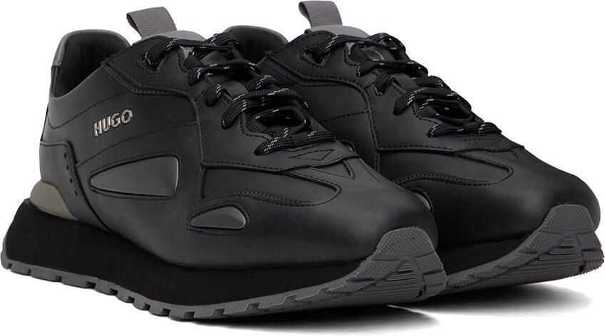 Hugo Black Chunky Sneakers - Picture 2