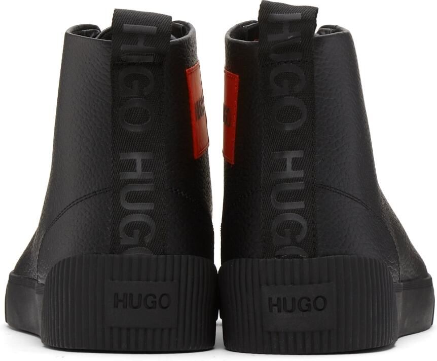 Hugo Black Leather Zero Sneakers
