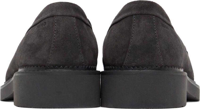 Hugo Gray Suede Loafers