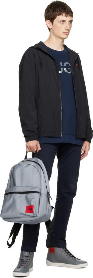 Hugo Gray Zero Hito High-Top Sneakers - Picture 4