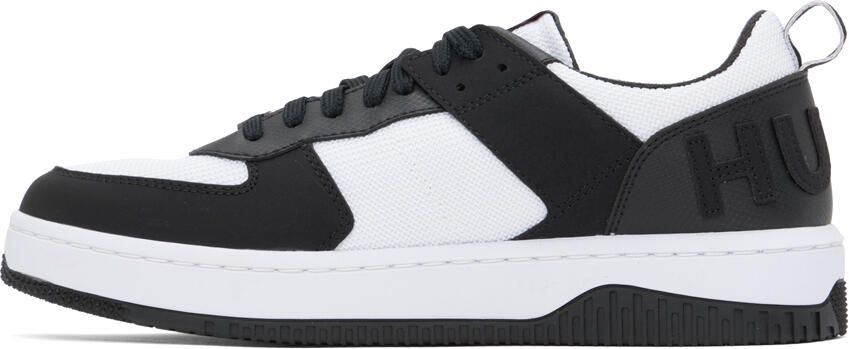 Hugo White & Black Kilian Tenn Pume Sneakers - Picture 3