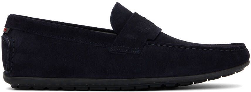 Hugo Navy Dandy Loafers - Picture 5
