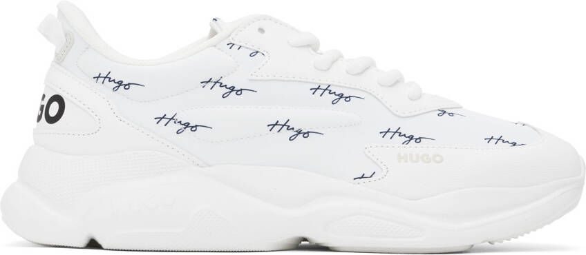 Hugo White Leon Runner Sneakers - Picture 5