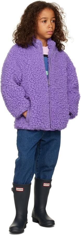 Hunter Kids Black Skeleton First Classic Little Kids Rain Boots - Picture 4