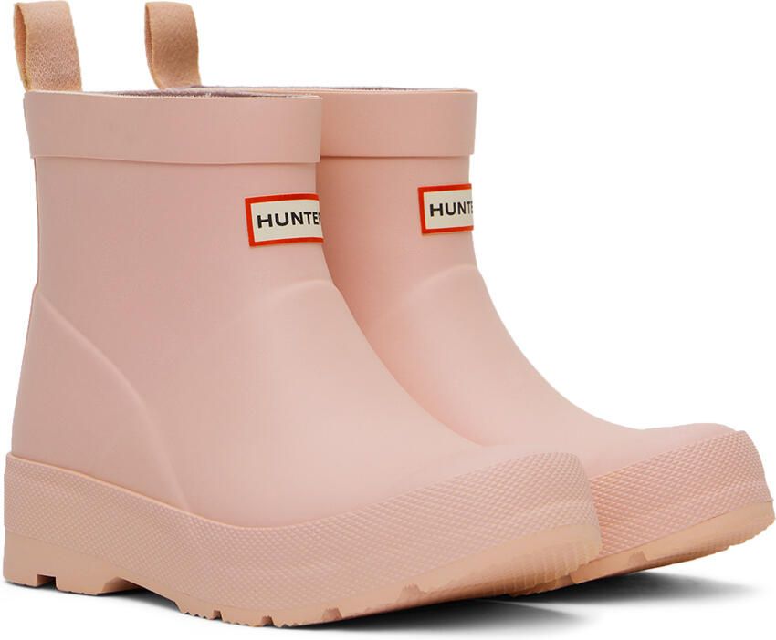 Hunter Kids Pink Play Little Kids Boots - Picture 2