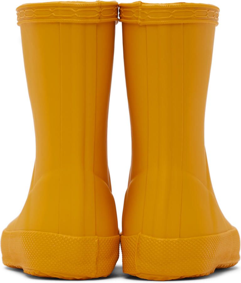 Hunter Kids Yellow First Classic Little Kids Rain Boots