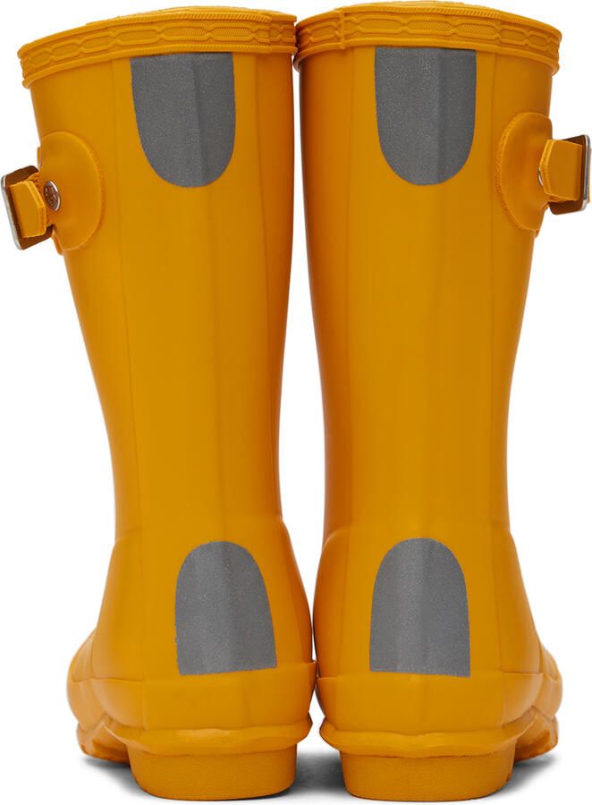 Hunter Kids Yellow Original Little Kids Rain Boots - Picture 4
