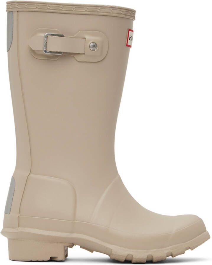 Hunter Kids Gray Original Big Kids Rain Boots - Picture 2