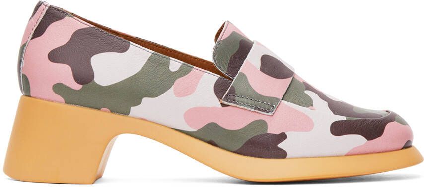 I'm Sorry by Petra Collins Green & Pink Camper Edition Camo Loafers - Picture 5