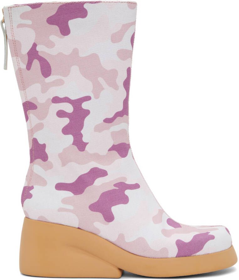 I'm Sorry by Petra Collins Pink Camper Edition Camo Boots