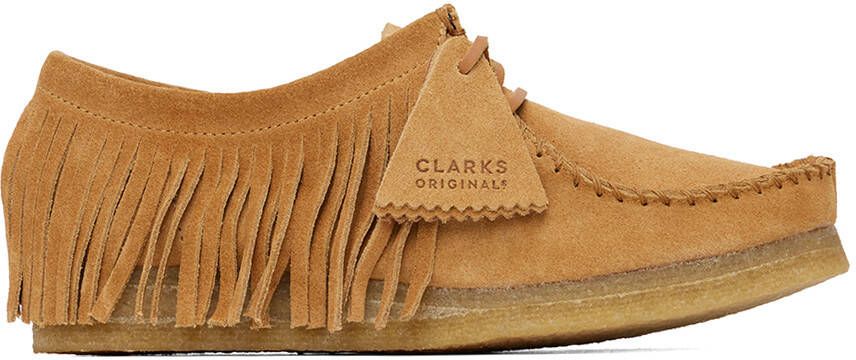 INSCRIRE Tan Clarks Original Edition Suede Wallabees - Picture 5