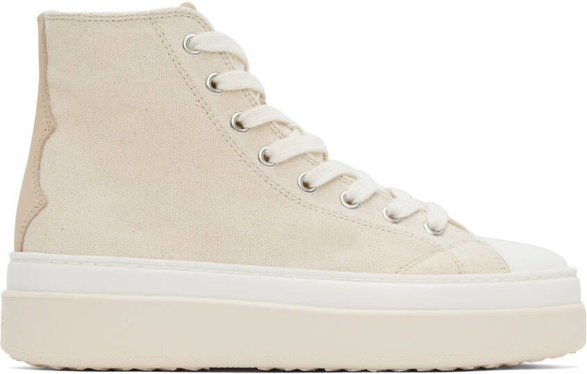 Isabel Marant Beige Austen Sneakers - Picture 4