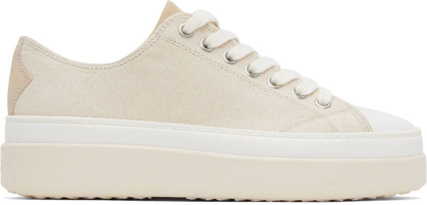 Isabel Marant Beige Austen Sneakers - Picture 5
