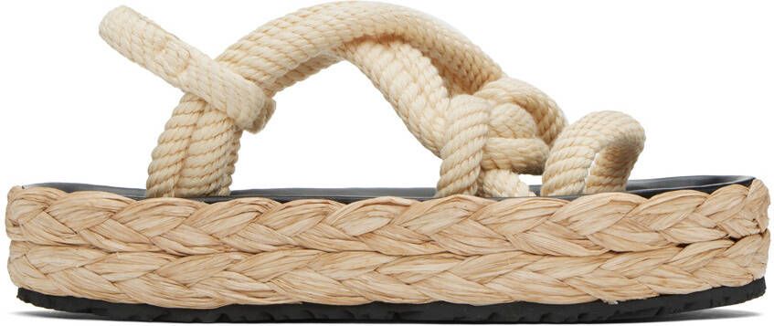 Isabel Marant Beige Edon Sandals