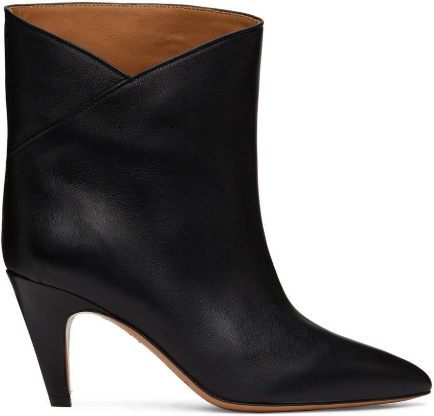 Isabel Marant Black Leather Delf Boots - Picture 4