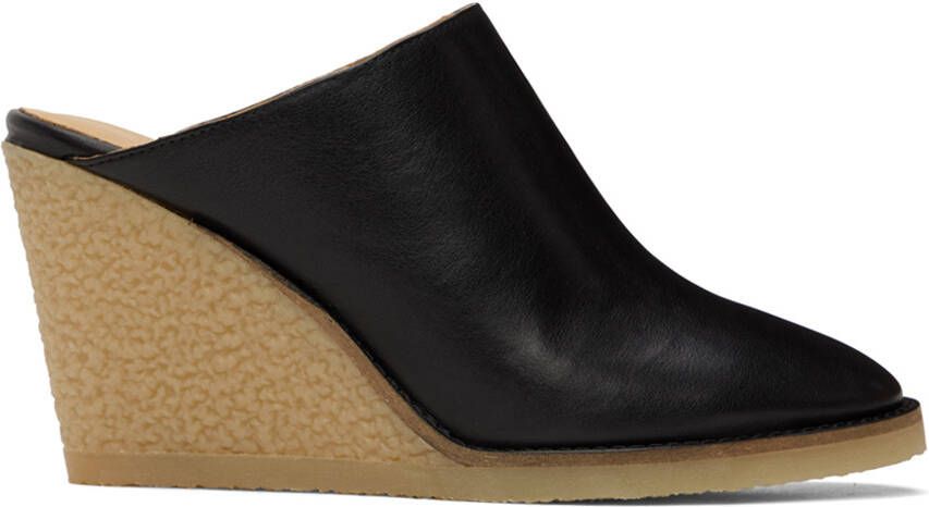 Isabel Marant Black Takita Wedge Mules - Picture 3