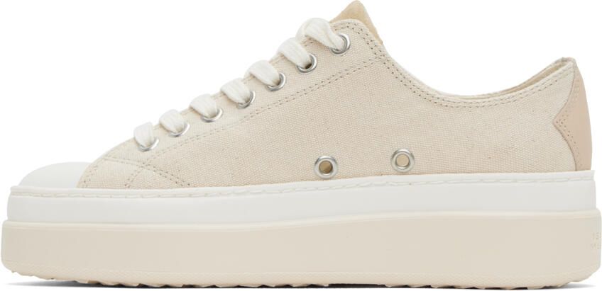 Isabel Marant Beige Austen Sneakers - Picture 3