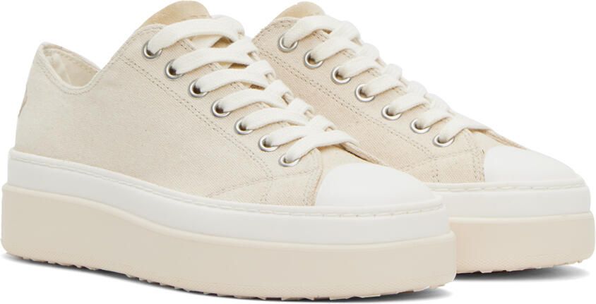 Isabel Marant Beige Austen Sneakers - Picture 2