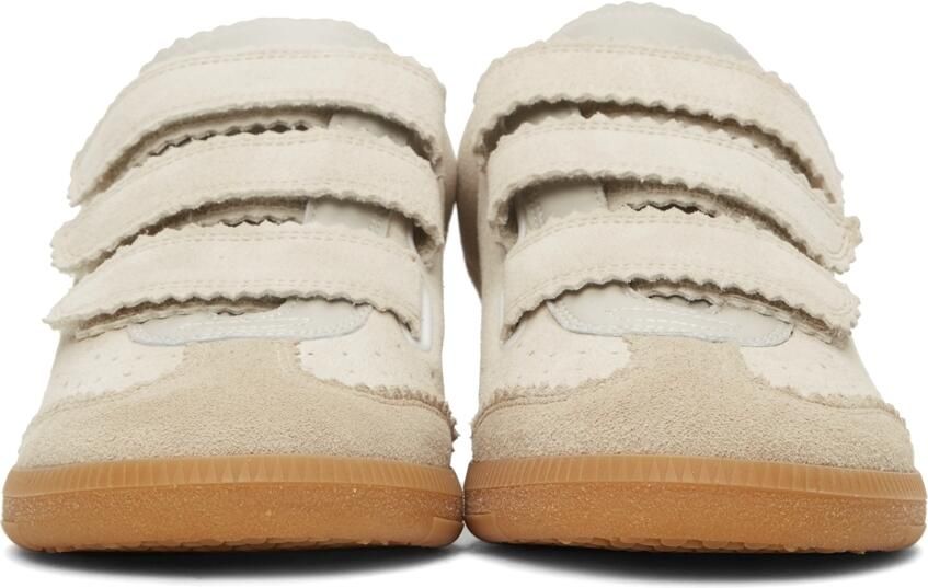 Isabel Marant Beige Suede Beth Sneakers - Picture 2