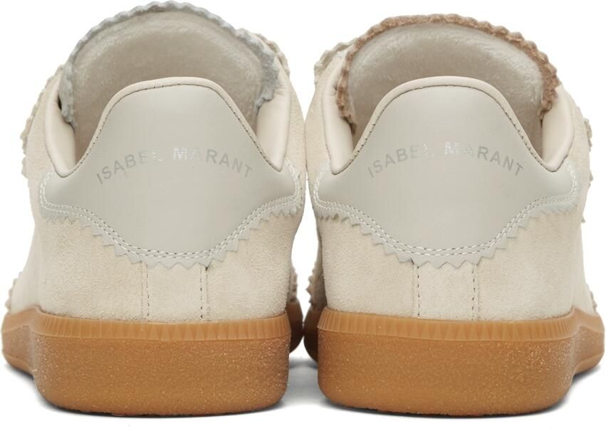 Isabel Marant Beige Suede Beth Sneakers