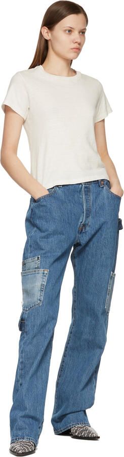 Isabel Marant Black & White Snake Imori Boots - Picture 4