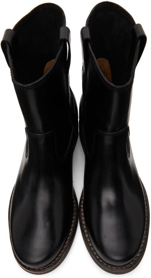 Isabel Marant Black Leather Susee Boots - Picture 4