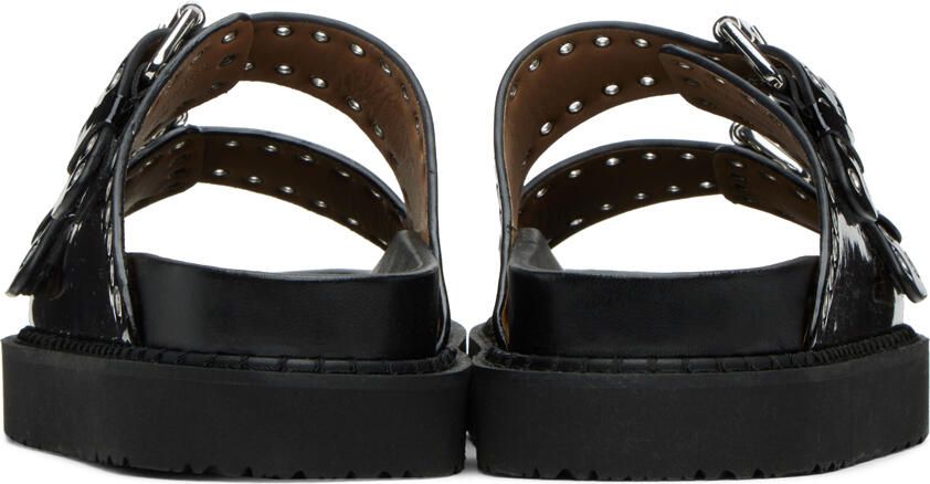 Isabel Marant Black Lennyo Buckle Sandals - Picture 5