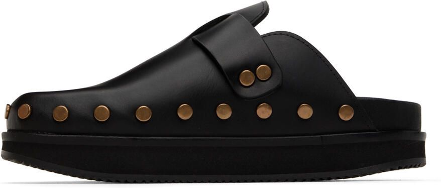 Isabel Marant Black Studded Mirst Loafers - Picture 3