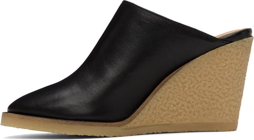 Isabel Marant Black Takita Wedge Mules - Picture 2