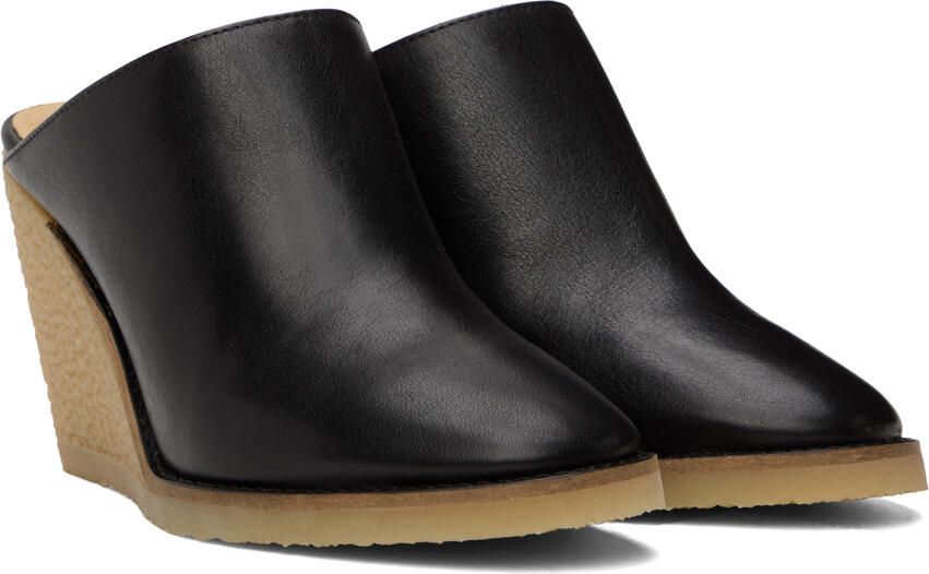 Isabel Marant Black Takita Wedge Mules