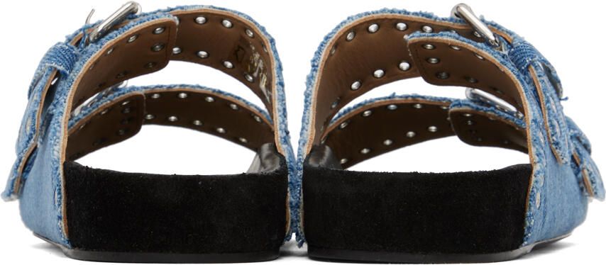 Isabel Marant Blue Lennyo Buckle Sandals