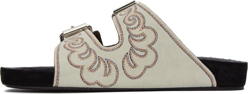 Isabel Marant Gray Lennyo Sandals - Picture 3