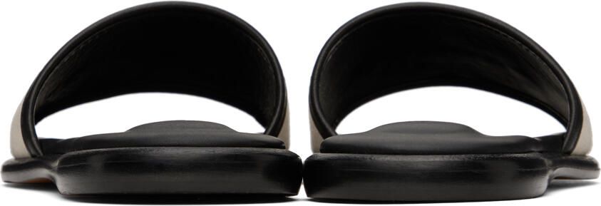 Isabel Marant Off-White & Black Vikee Sandals - Picture 2