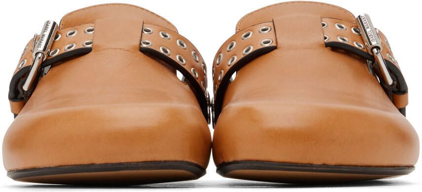 Isabel Marant Tan Leather Mirvin Loafers - Picture 3