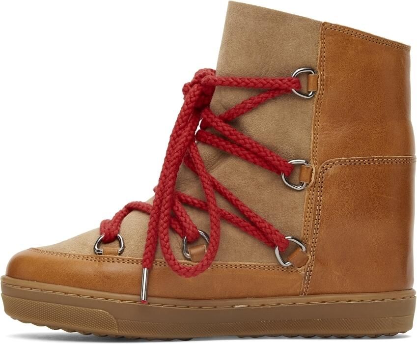 Isabel Marant Tan Nowles Boots - Picture 4