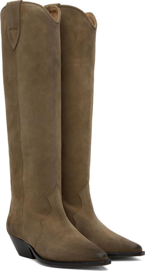 Isabel Marant Taupe Dunvee Boots - Picture 2