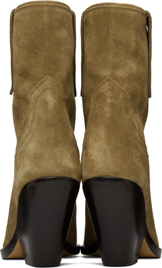 Isabel Marant Taupe Leyane Boots - Picture 3
