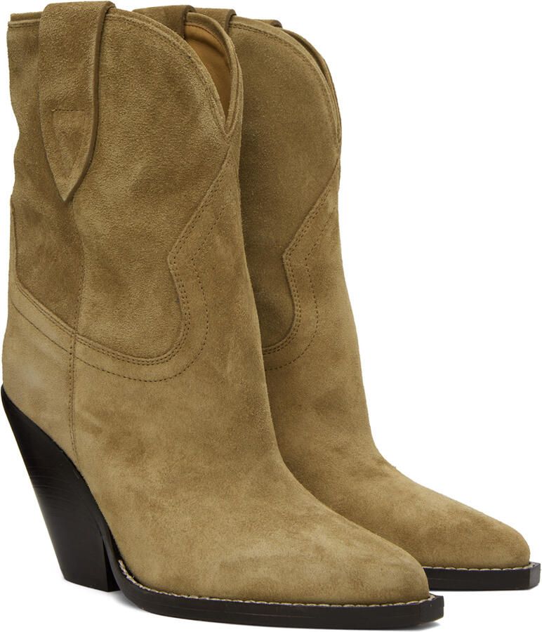 Isabel Marant Taupe Leyane Boots