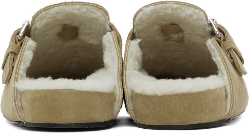 Isabel Marant Taupe Mirvihn Slippers