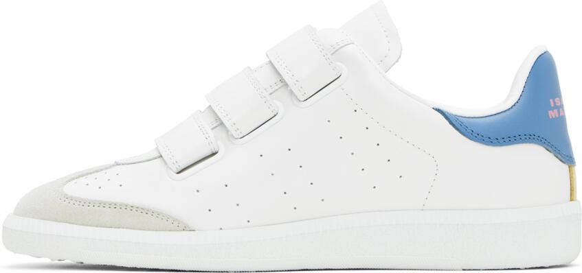 Isabel Marant White & Blue Beth Sneakers - Picture 3