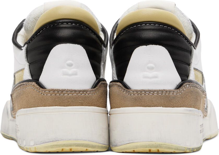 Isabel Marant White & Yellow Emree Sneakers