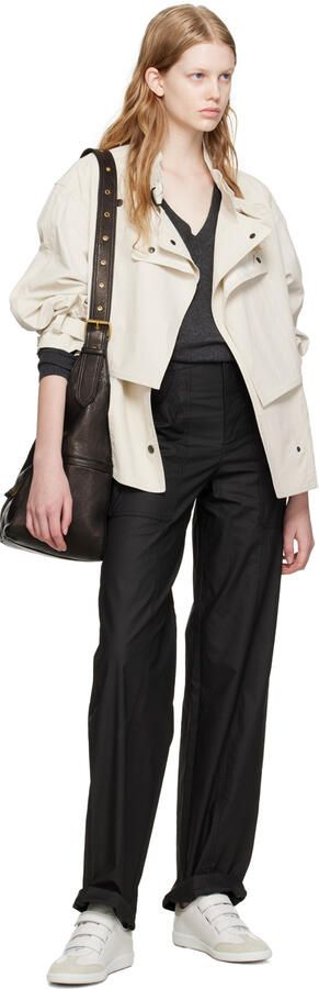 Isabel Marant White & Gray Beth Sneakers - Picture 4