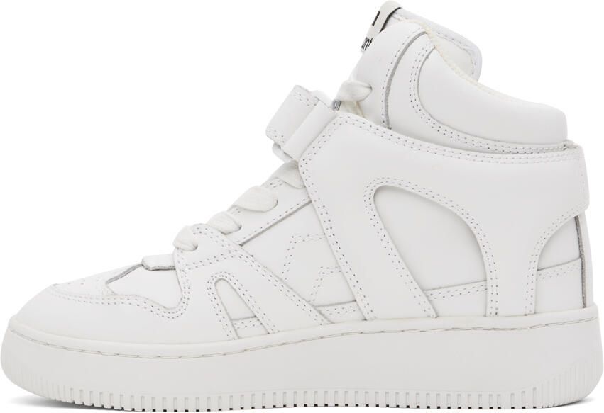 Isabel Marant White Brooklee Sneakers - Picture 3