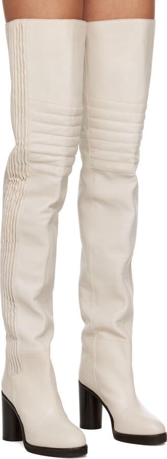 Isabel Marant White Laelle Boots - Picture 2